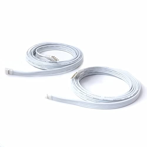 Image of Litcessory Extension Cable for Philips Hue Gradient Lightstrip (3.3ft, 2 Pack, White)