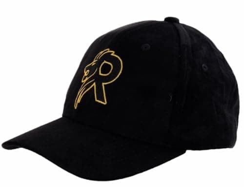 Image of R&R Supplies Ltd Baseball Cap with Embroidered Logo, Black, Adjustable Fit