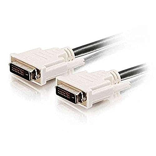 Image of C2G 26912 DVI-D M/M Dual Link Digital Video Cable, Black (3.3 Feet, 1 Meters)