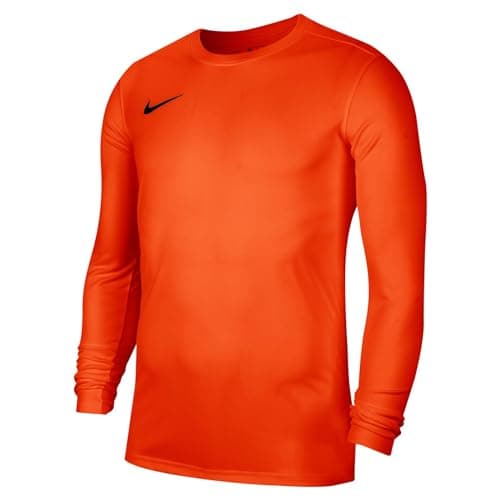 Image of NIKE Boy's Nike Park Vii Jersey Long Sleeve Sweater, Orange, XL UK