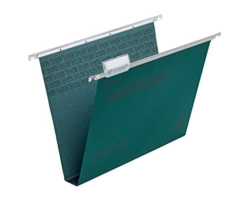 Image of Rexel Crystalfile Classic Suspension File Manilla 30 mm A4 - Pack of 50, Green