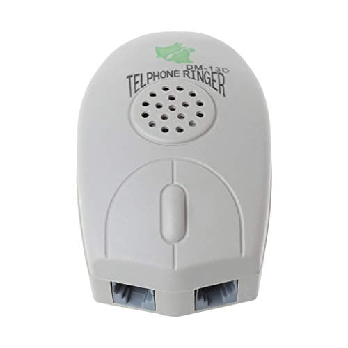 Image of smallJUN Amplifier Landline Phone Bell Ringer Extra Loud Telephone Ring For The Old Elder Phone Bell Ringer Beige