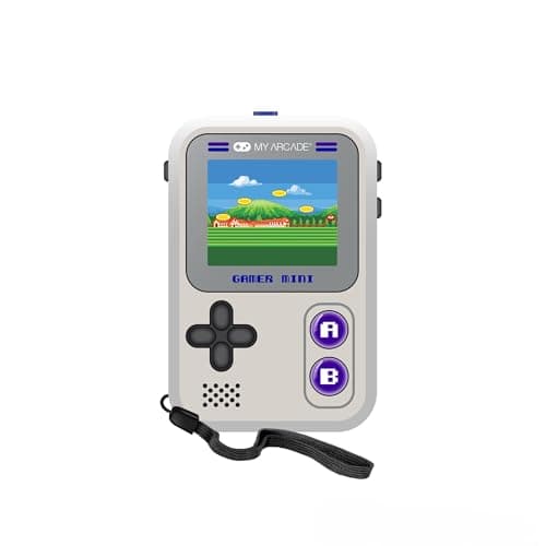Image of My Arcade Gamer Mini Classic-Purple: Miniature Handheld Gaming System Packed with 160 Games, 1.8'' Color Display (DGUN-3924), Small