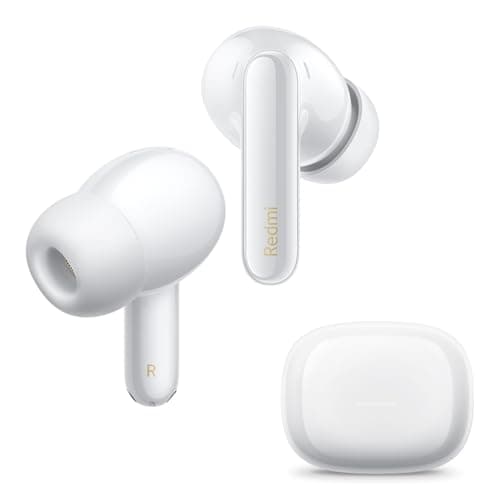 Image of XIAOMI Redmi Buds 6 Pro – Wireless Bluetooth Headphone in-ear, Triple Drivers,Dimensional Audio,55dB ANC, 4KHz Wide Frequency, Hi-Res Sound, LDAC, Up to 9.5h+36h Battery Life, IP54, Glacier White