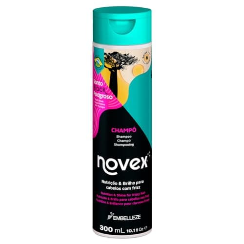 Image of Novex Mystic Black Shampoo Enriched with Baobab Oil, Moisturises and Helps Control Frizz and Split Ends, Suitable for all Hair Types 300ml