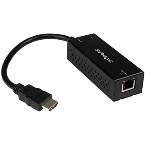 Image of StarTech.com 4K HDBaseT Extender - Compact - HDMI over CAT5e / CAT6 - HDMI to HDBaseT Converter - USB Powered - Up to 4K - HDMI over Ethernet (ST121HDBTD)