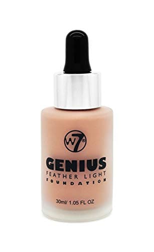 Image of W7 Genius Super Smart Feather Natural Tan Light Make Up Foundation, 30 ml
