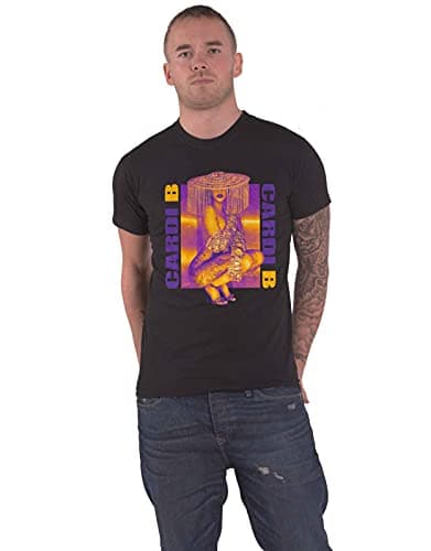 Image of Cardi B Squat Wap Logo T-Shirt Unisex Black S