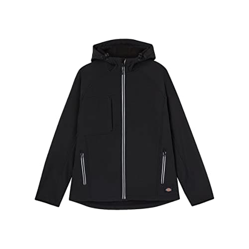 Image of Dickies - Outerwear for Men, Two Tone Softshell Jacket, Waterproof, Black, M