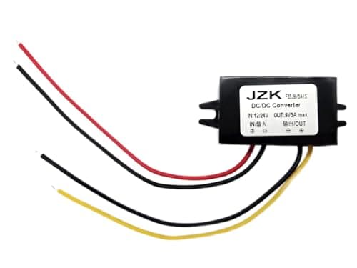 Image of JZK Car power converter 12V to 9V 3A DC/DC duck converter module for phone car audio radio LED display