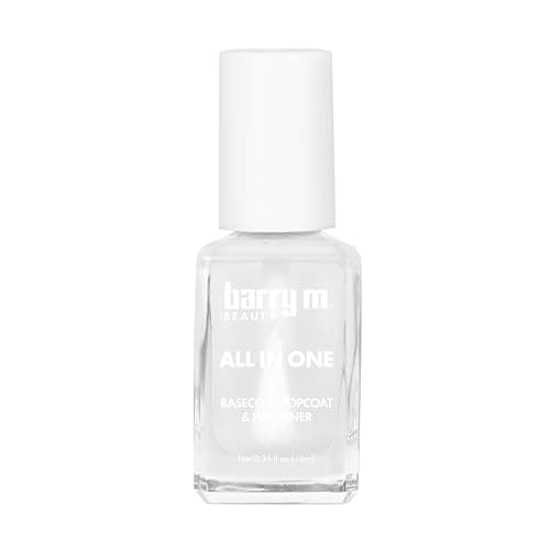Image of Barry M Nail Paint, 54 , 3 In 1 Base Coat, Top Coat, Nail Hardener All in One, Clear (Packing may vary)
