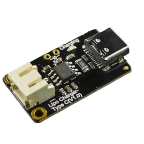 Image of Akfldms Type-C Li-Ion Battery Charger Module 5V 1A 3.7V Lithium with Adjustable Charging Current 50/200/500mA Selection