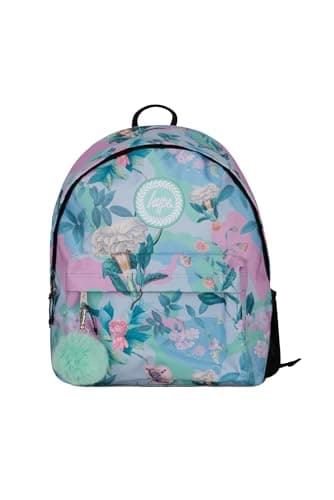 Image of hype School College Casual Work Hiking Backpack for Kids Boys Girls Teens Men Women (Multi Blooms Camouflage, One Size)