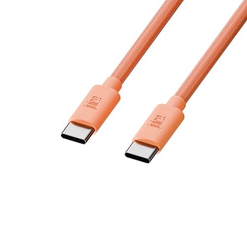 Image of Juice iPhone 17 Colour Matching Cable 1M Braided Fast Charging Data Lead Type C for iPhone 17, 17 Pro, 17 Pro Max, 17 Air & USB-C Devices – Orange