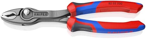 Image of KNIPEX TwinGrip Front and Side GRIPPING Pliers self-Service Card with Comfort Handles 200 mm, 82 02 200 SB