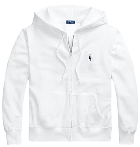 Image of Polo Ralph Lauren Women's Full Zip Hoodie, White, M
