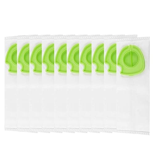 Image of Rebirthcare 10 pack atf301 dust bags replacement for gtech pro / k9 atf303, vacuum bags replacement for gtech pro2 atf307 / k9 atf308 cordless vacuum cleaner 3 layer design hygienic