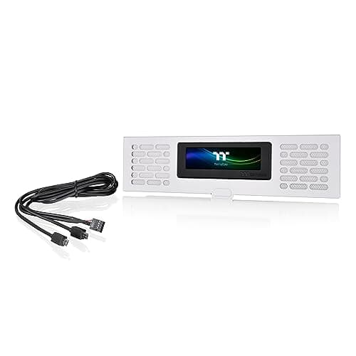 Image of Thermaltake Tower 200 Series Snow LCD Panel Kit, 3.9" LCD Display, Supported by Tt RGB Plus 2.0 Software, AC-066-OO6NAN-A1, 3 Year Warranty