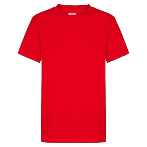 Image of Integriti UK Boys Girls Kids Plain T-Shirt School P.e. Gym Ages 1 2 3 4 5 6 7 8 9 10 11 12 13 1415 + Perfect for Red Nose Day