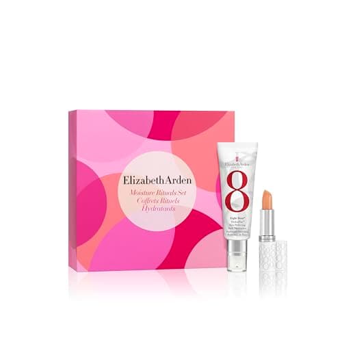 Image of Elizabeth Arden MOISTURE RITUALS Eight Hour 2-Piece Gift Set, daily hydrating & nourishing skincare, luxury gifting for women