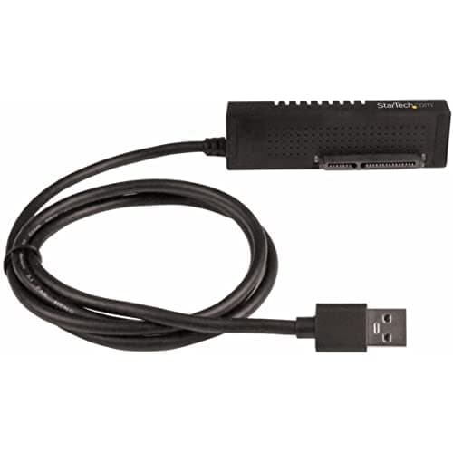 Image of StarTech SATA to USB Cable, USB 10Gbps to 2.5in and 3.5in SATA I II III Hard Drive Adapter, External Converter for SSD or HDD Data Transfer
