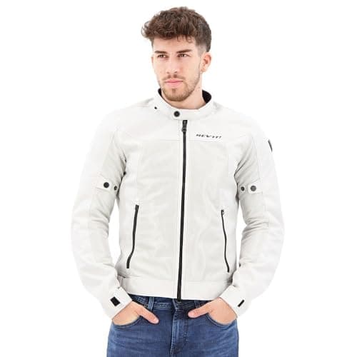 Image of REV'IT! Revit Eclipse 2 Motorcycle Textile Jacket, silver, XL