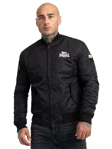 Image of Lonsdale Men's Tern Hill Jacket - Black - XXXL