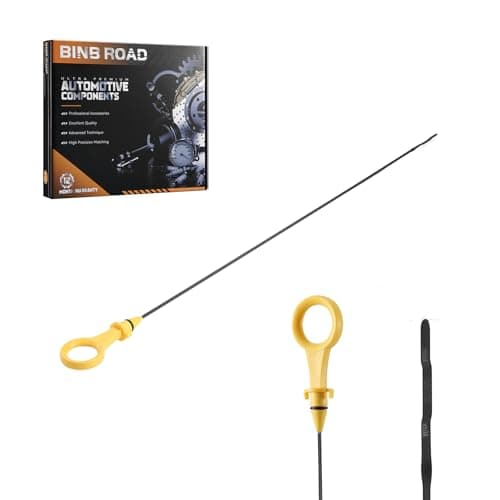 Image of BINB ROAD Engine Oil Level Dipstick 06J115611E Compatible with Audi A3 Q3 TT | Compatible with Volkswagen Jetta Passat