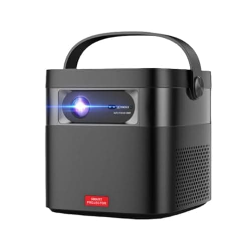 Image of SingyiX M2 Android 1080P Full HD Portable Projector with Auto Focus, 15000mAh Battery, 650 ANSI Lumens, 4K & 3D Support for Outdoor Camping, Business Presentations, Home Theater
