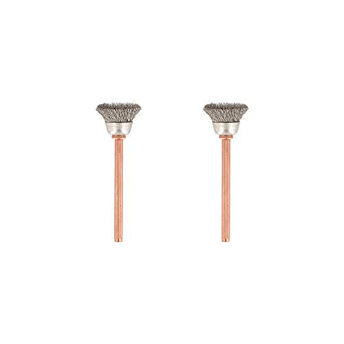 Image of Dremel 531 Stainless Steel Brush Accessory Set, 2 Brushes (13 mm) for Cleaning Corrosive Resistant Materials