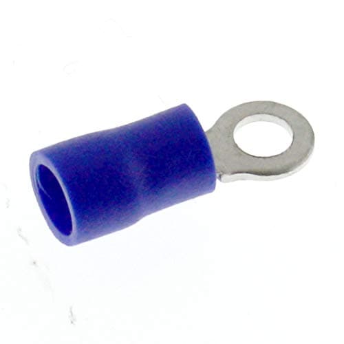 Image of SeKi 14015, 1.5-2.5 mm2, M3, Insulated, 25 pcs, Ring Terminal, Blue