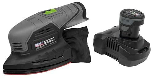 Image of Sealey 10.8V 2Ah SV10.8 Series Cordless 150mm Detail Sander - CP108VDS