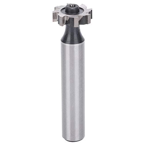 Image of Woodruff Key Seat Cutter HSS Straight Shank T‑Slot Milling Cutter Tools 4x16x10mm, Woodruff Keyseat Cutter for CNC Processing