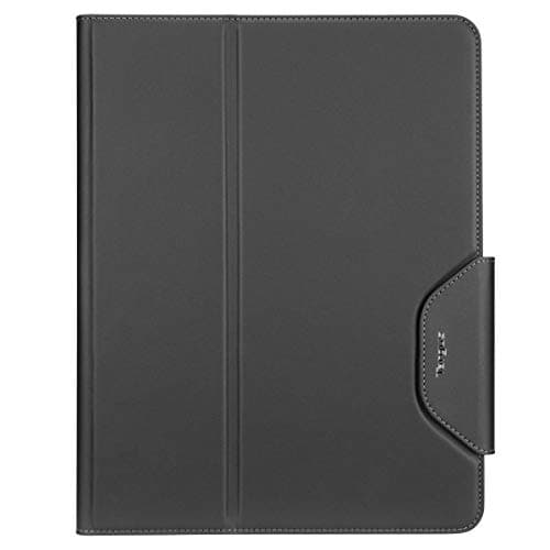 Image of Targus VersaVu Classic Case Compatible with iPad Air 13-inch (M2) and iPad Pro 12.9-inch (2018) Protective Tablet Cover Case, Secure Closure, Water-resistant, Anti-Scratch, Black (THZ749GL)