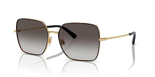 Image of Dolce & Gabbana Women's 0DG2242 Sunglasses, opacity, GOLD/BLACK,