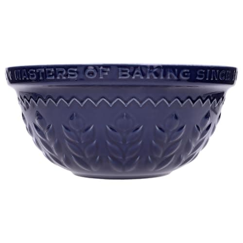 Image of Tala Originals Traditional Stoneware Mixing Bowl, Indigo and Ivory, 5.5 Litre Capacity