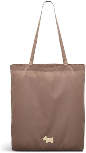 Image of RADLEY London Womens DNA Responsible Foldaway Shopper Tote Shoulder Bag in Chai