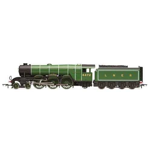 Image of Hornby Class A1 Railroad LNER Flying Scotsman Diecast Model Train, Green/Black