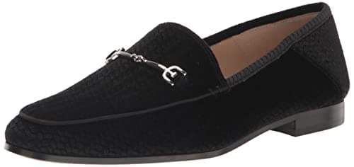 Image of Sam Edelman Women's Loraine Loafer, Black Velvet, 3 UK