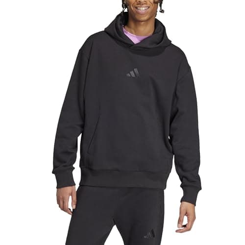 Image of adidas Men's ALL SZN FRENCH TERRY HOODIE, black, 4XL