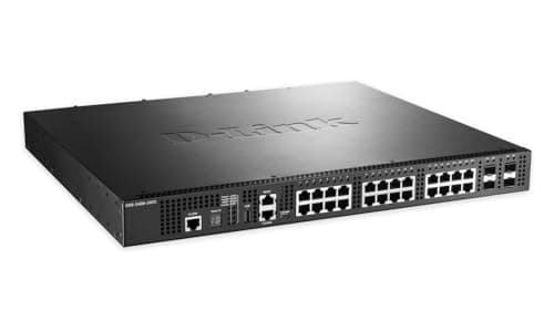 Image of D-Link DXS 3400-24TC - Switch - L3 Lite - Managed - 20 x 10GBase-T + 4 x combo 10 Gigabit SFP+ - desktop, rack-mountable