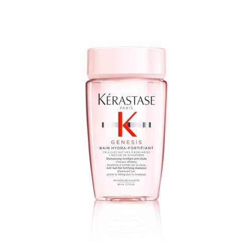 Image of Kérastase Genesis Hydra-Fortifying Anti Hair-Fall Shampoo for weakened hair, prone to falling due to breakage. Enriched with Aminexil, Edelweiss Native Cells & Ginger Root 80 ml