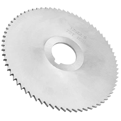 Image of Utoolmart 125mm x 27mm x 2.5mm 72T HSS Steel Round Slitting Saw Cutter