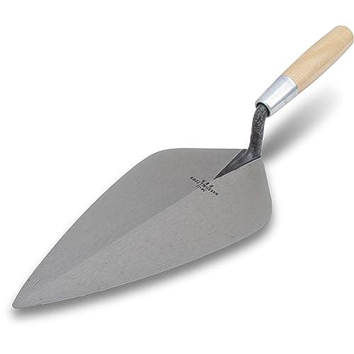 Image of MARSHALLTOWN Wide London Brick Trowel, 279 x 146 mm Masonry Tool, Wood Handle, Made in The USA, 34 11