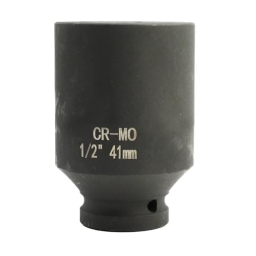 Image of Flewdart 41mm deep Impact Socket 1/2 Drive, 41 mm 1/2" Square Drive 6 Point Cr-Mo, 78mm Length