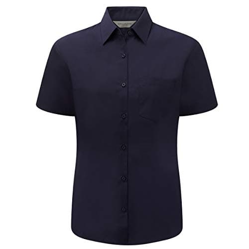 Image of Russell Athletic Women's Easy Care Poplin Shirt 2XL French Navy