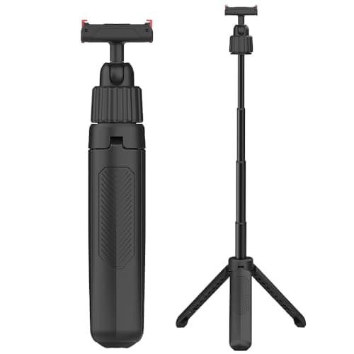 Image of NEOSOU Osmo Action Tripod Stand with Magnetic Quick Release Adapter, 360 Rotation Mini Selfie Stick Extension Rod Handle Grip Monopod for DJI Osmo 360 Osmo Action 5 Pro 4 3 Accessories