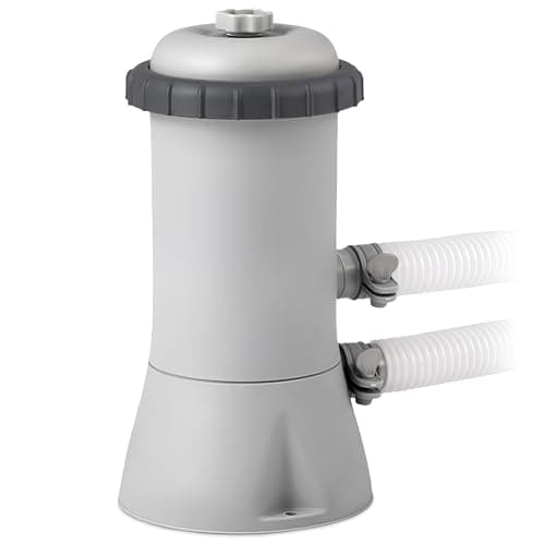 Image of Intex Krystal Clear Cartridge Filter Pump for Above Ground Pools, 1000 GPH Pump Flow Rate, 110-120V with GFCI