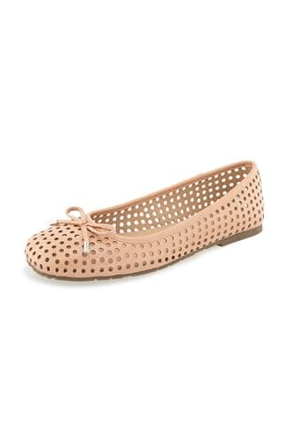 Image of Kenneth Cole Reaction Womens Elstree Perf, Peach, 6 Wide