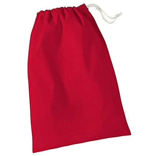 Image of Westford Mill Cotton Stuff Bag - Classic Red - XS